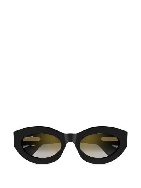 cat-eye sculpted sunglasses by CARTIER EYEWEAR