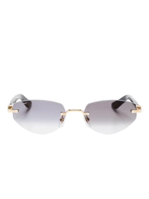 geometric-frame sunglasses by CARTIER EYEWEAR