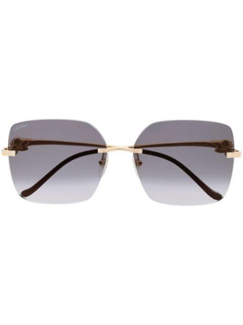 gradient-lens sunglasses by CARTIER EYEWEAR