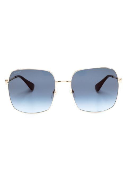 oversized gradient sunglasses by CARTIER EYEWEAR