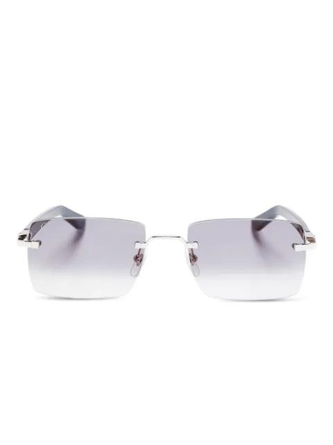 rectangle-frame rimless sunglasses by CARTIER EYEWEAR