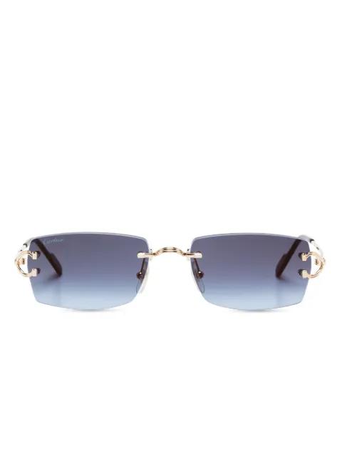 rectangle-frame sunglasses by CARTIER EYEWEAR