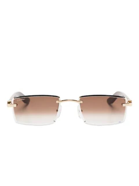 rectangle-frame sunglasses by CARTIER EYEWEAR
