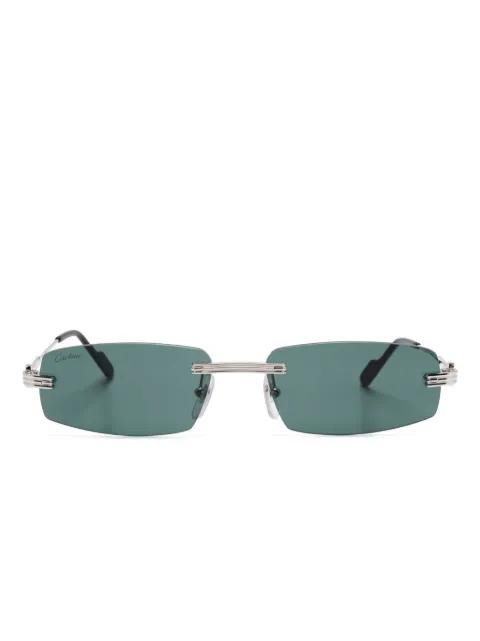 rectangle-frame sunglasses by CARTIER EYEWEAR