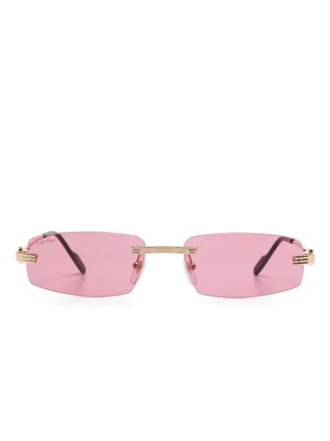 rectangle-frame sunglasses by CARTIER EYEWEAR