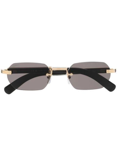 rectangle tinted sunglasses by CARTIER EYEWEAR