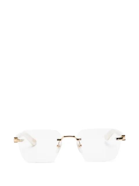 rimless-frame glasses by CARTIER EYEWEAR