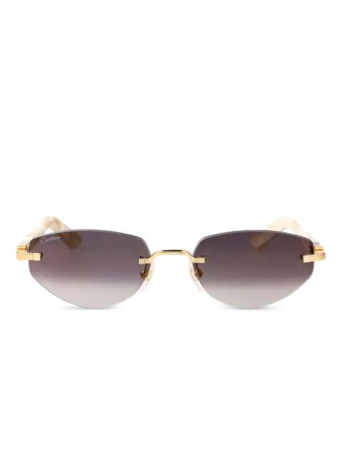 rimless sunglasses by CARTIER EYEWEAR