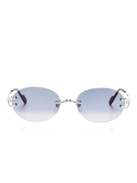 rimless sunglasses by CARTIER EYEWEAR