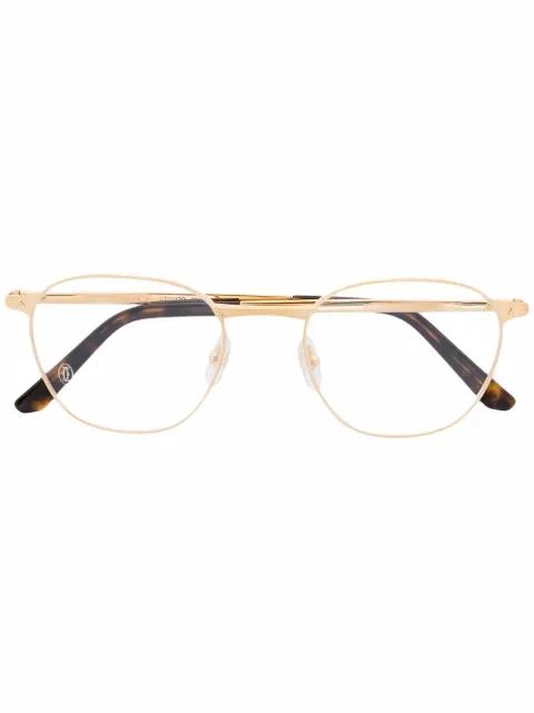 round-frame glasses by CARTIER EYEWEAR