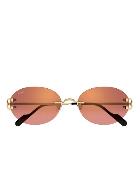 round-frame sunglasses by CARTIER EYEWEAR