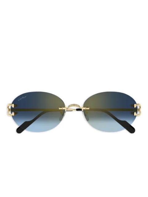 round sunglasses by CARTIER EYEWEAR