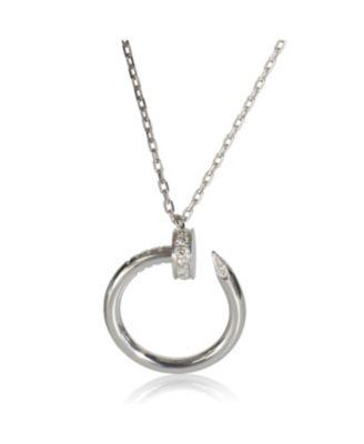 Juste Un Clou 18k White Gold Necklace by  CARTIER