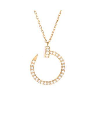 Juste un Clou Pendant Necklace 18K Gold and Pave Diamonds by  CARTIER