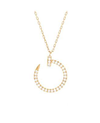 Juste un Clou Pendant Necklace 18K Gold and Pave Diamonds by  CARTIER