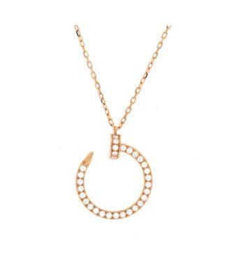 Juste un Clou Pendant Necklace 18K Rose Gold and Pave Diamonds by  CARTIER