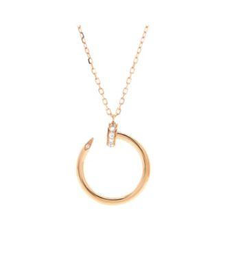 Juste un Clou Pendant Necklace 18K Rose Gold with Diamonds by  CARTIER