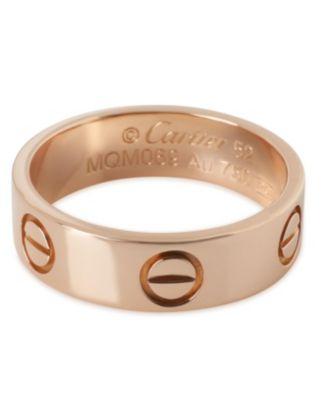 Love 18k Rose Gold Ring by  CARTIER