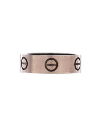 Love Band Ring 18K White Gold by  CARTIER