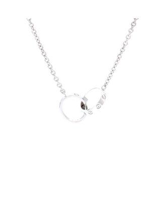 Love Interlocking Necklace 18K White Gold by  CARTIER