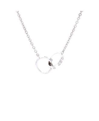 Love Interlocking Necklace 18K White Gold by  CARTIER