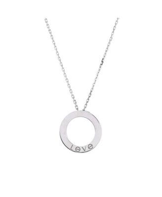 Love Pendant Necklace 18K White Gold by  CARTIER