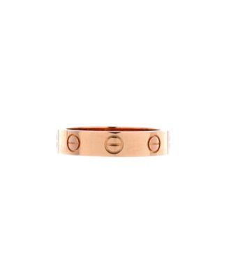 Love Wedding Band 1 Diamond Ring 18K Rose Gold with Diamond by  CARTIER