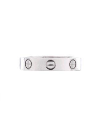 Love Wedding Band 1 Diamond Ring 18K White Gold with Diamond by  CARTIER