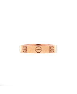 Love Wedding Band Ring 18K Rose Gold by CARTIER Love Wedding Band Ring 18K Rose Gold by CARTIER