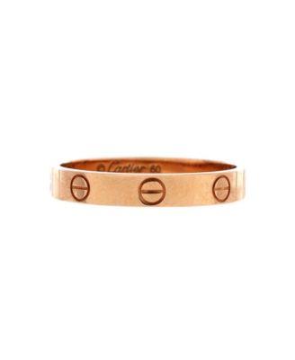 Love Wedding Band Ring 18K Rose Gold by  CARTIER