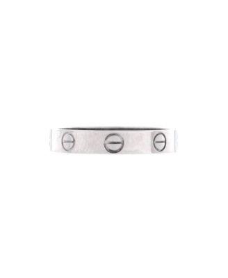 Love Wedding Band Ring 18K White Gold by  CARTIER