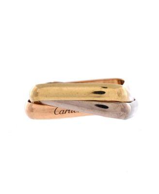 Medium Trinity Cushion Ring 18K Tricolor Gold by  CARTIER