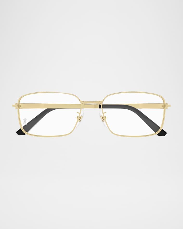 Men's CT0555OA Titanium Rectangle Optical Frames by CARTIER