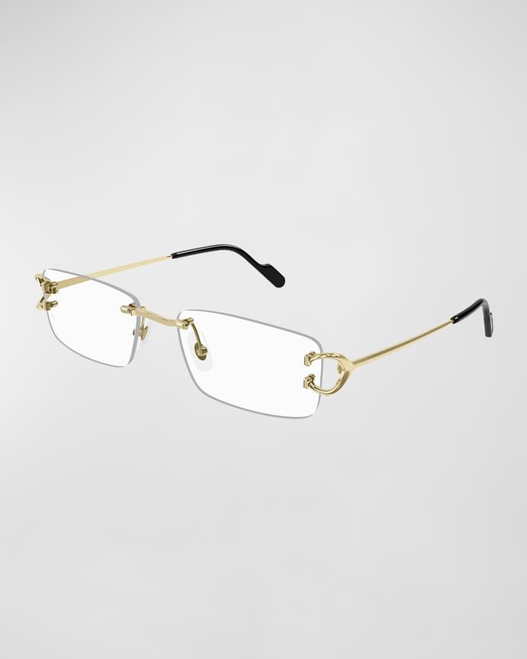 Men's Rimless Metal Optical Glasses by CARTIER