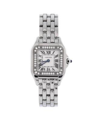 Panthere de Cartier Quartz Watch in Stainless Steel with Diamond Bezel 22mm by  CARTIER