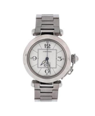 Pasha C Big Date Automatic Watch in Stainless Steel 35mm by  CARTIER