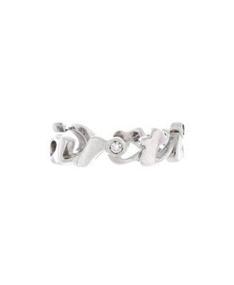 Signature 3 Diamonds Ring 18K White Gold with Diamonds by  CARTIER