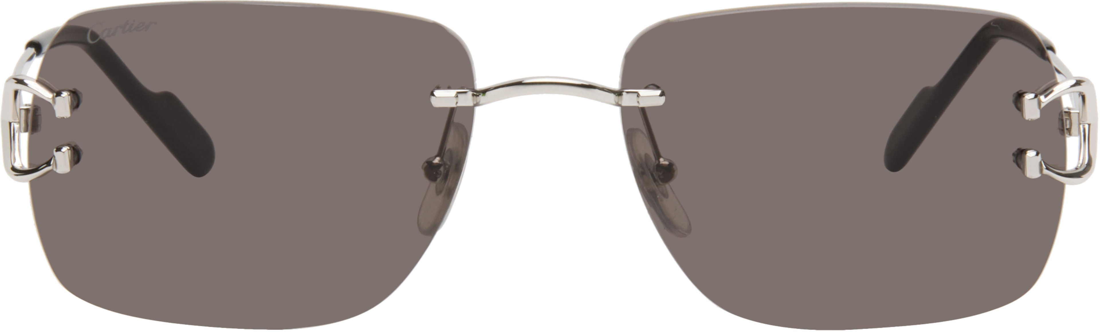 Silver CT0330S Sunglasses by CARTIER