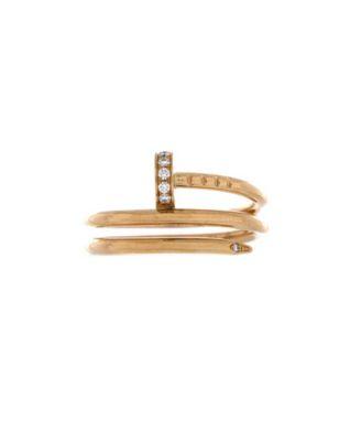 Small Juste un Clou Double Ring 18K Gold and Diamonds by  CARTIER