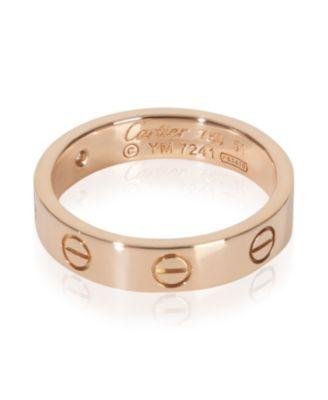 Small Model Love 18k Rose Gold Ring by  CARTIER