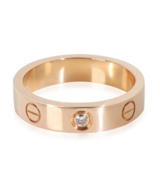 Small Model Love 18k Rose Gold Ring by  CARTIER