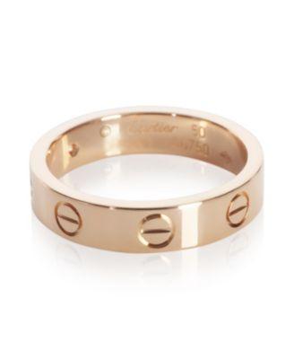 Small Model Love 18k Rose Gold Ring by  CARTIER