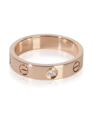 Small Model Love 18k Rose Gold Ring by  CARTIER