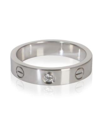 Small Model Love 18k White Gold Ring by  CARTIER