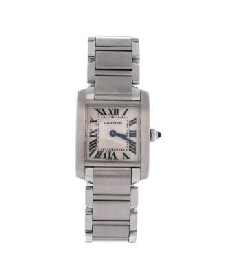 Tank Francaise Quartz Watch in Stainless Steel 20mm by  CARTIER