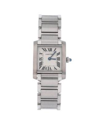 Tank Francaise Quartz Watch in Stainless Steel 20mm by  CARTIER