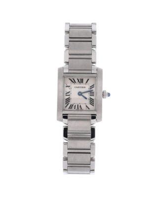 Tank Francaise Quartz Watch in Stainless Steel 20mm by  CARTIER