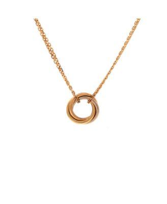 Trinity Choker Necklace 18K Tricolor Gold by  CARTIER