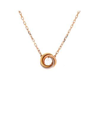 Trinity Diamond Pendant Necklace 18K Tricolor Gold and Diamond by  CARTIER
