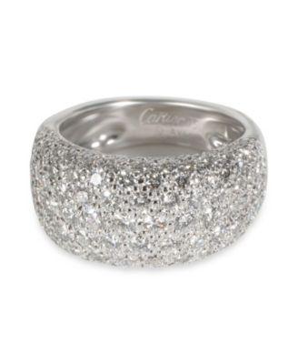 Vintage 18k White Gold Fashion Ring by  CARTIER